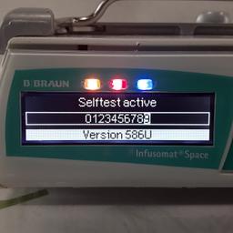 B. Braun Infusomat Space w/Pole Clamp Infusion Pump - 315156