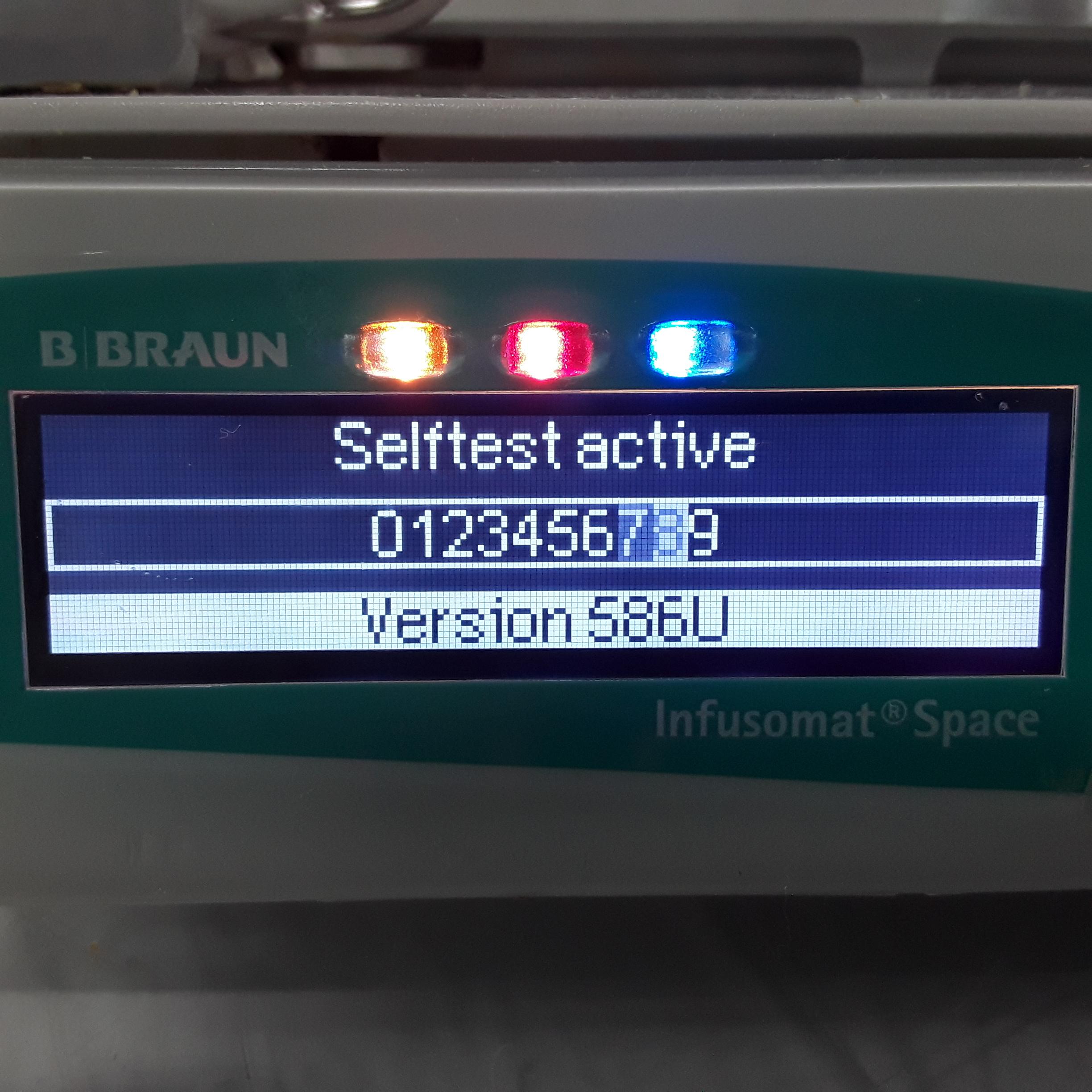 B. Braun Infusomat Space w/Pole Clamp Infusion Pump - 315182