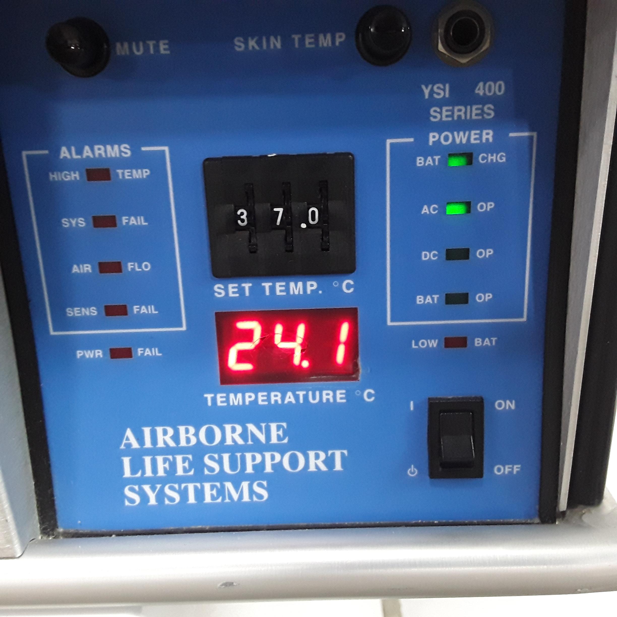 International Biomedical Airborne 185A+ Transport Incubator - 356108