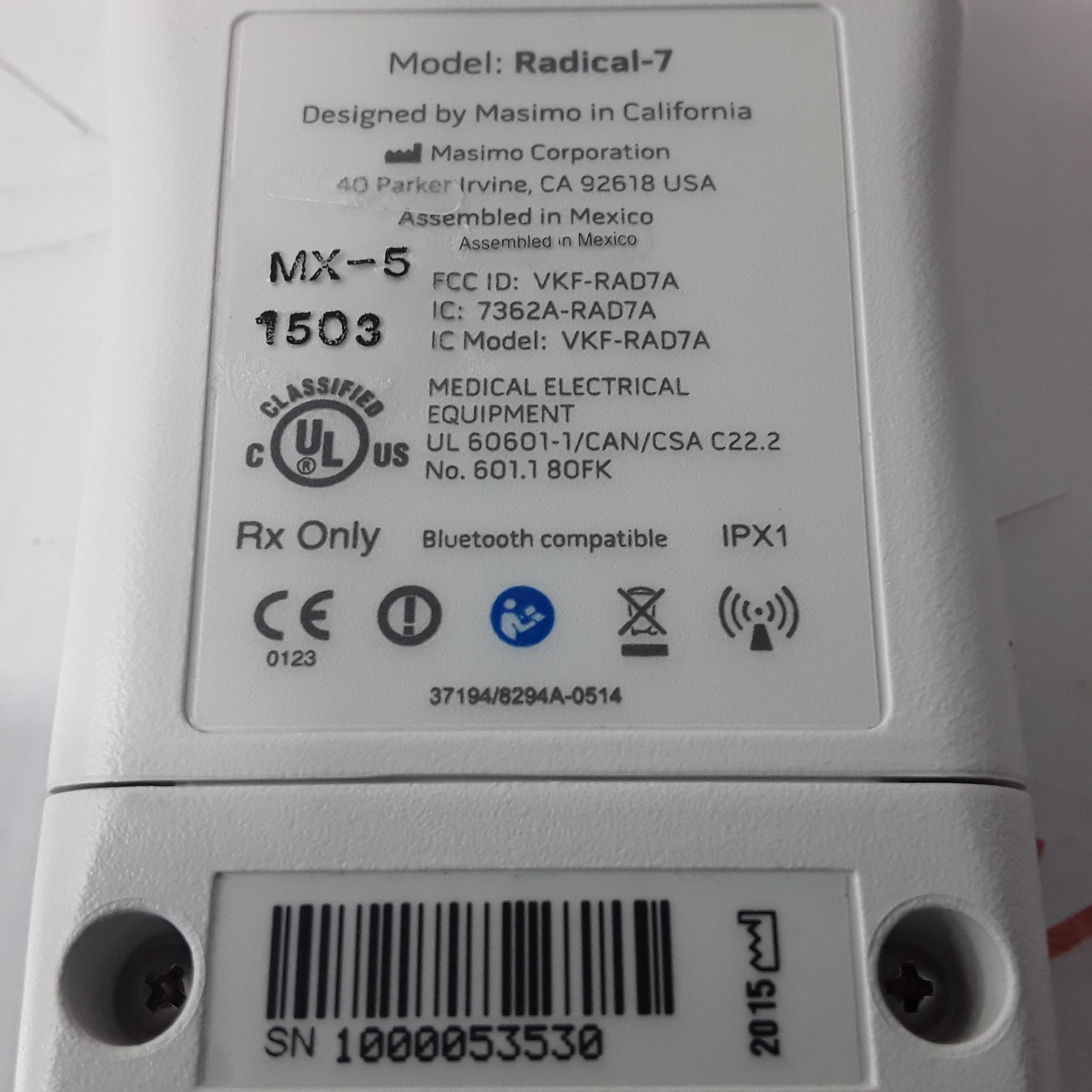 Masimo Root Monitor w/ Radical 7 - 350827