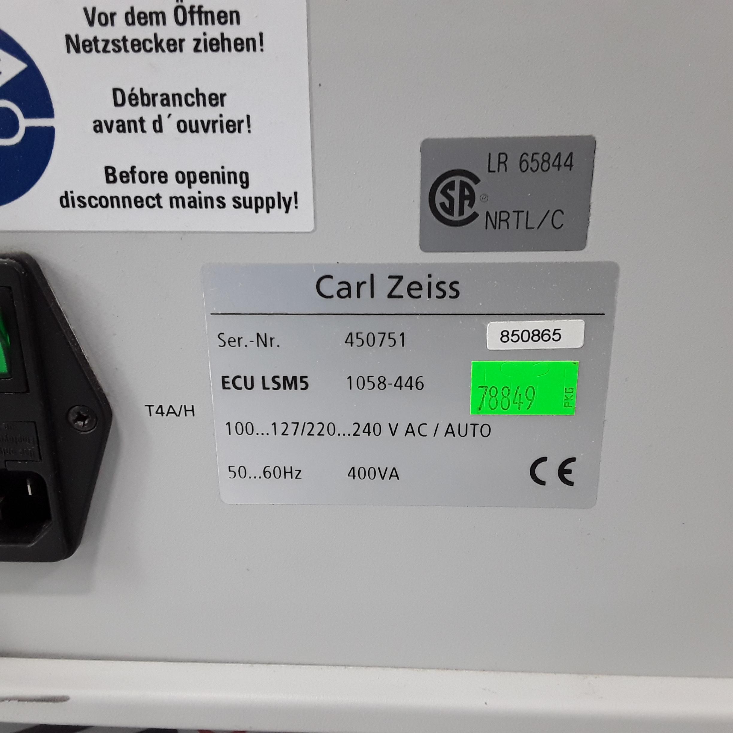 Carl Zeiss ECU LSM 5 Control/Power Supply - 360177