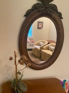 MIRROR OVAL 3' TALL