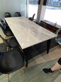 Marble Top Table 80" x 36"