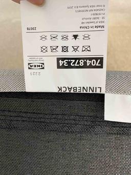 Ikea  Grey Linneback Chairs