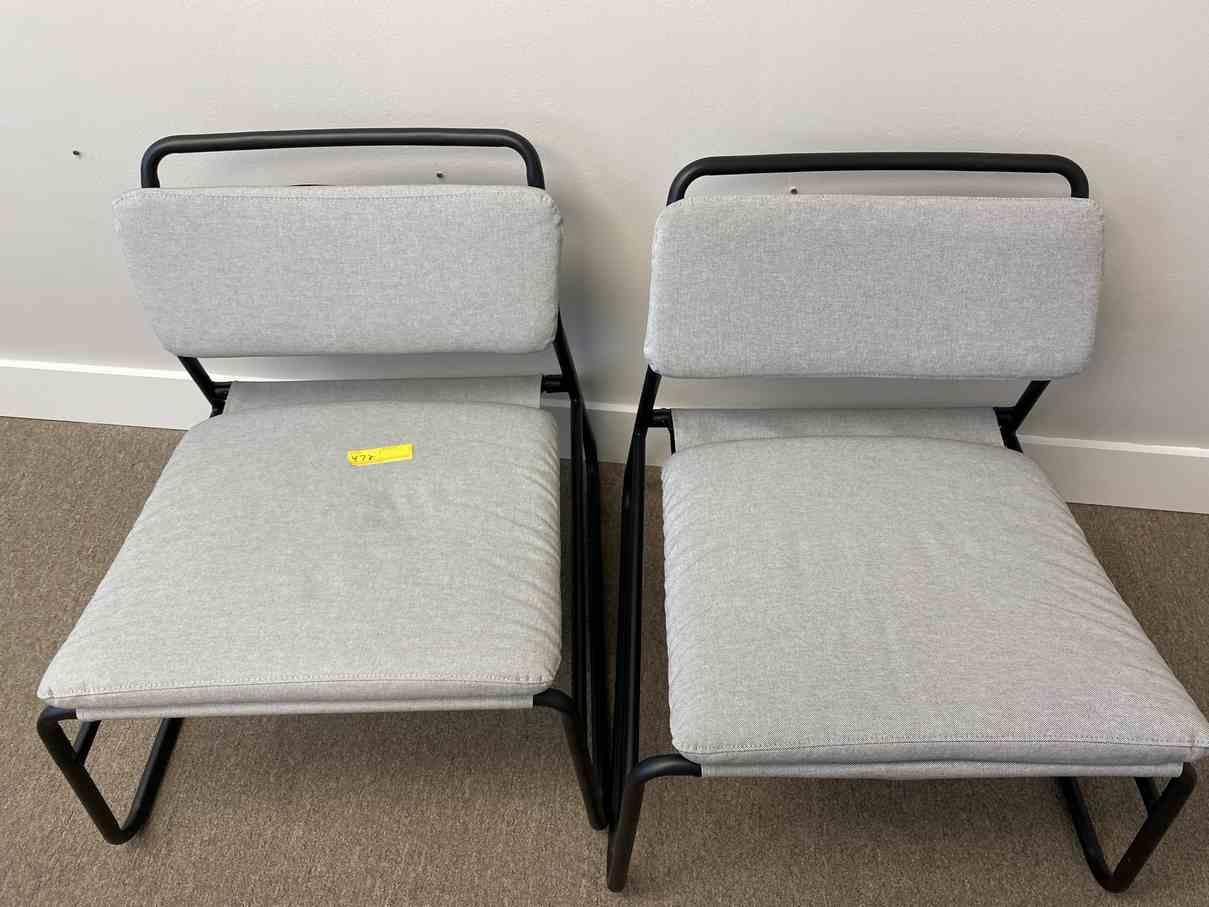 Ikea  Grey Linneback Chairs