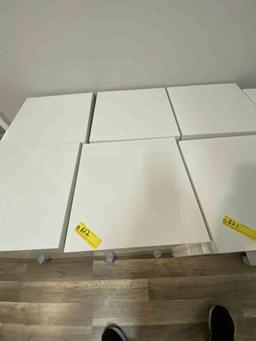 Ikea Erik 2 Drawer White Cabinet on Casters