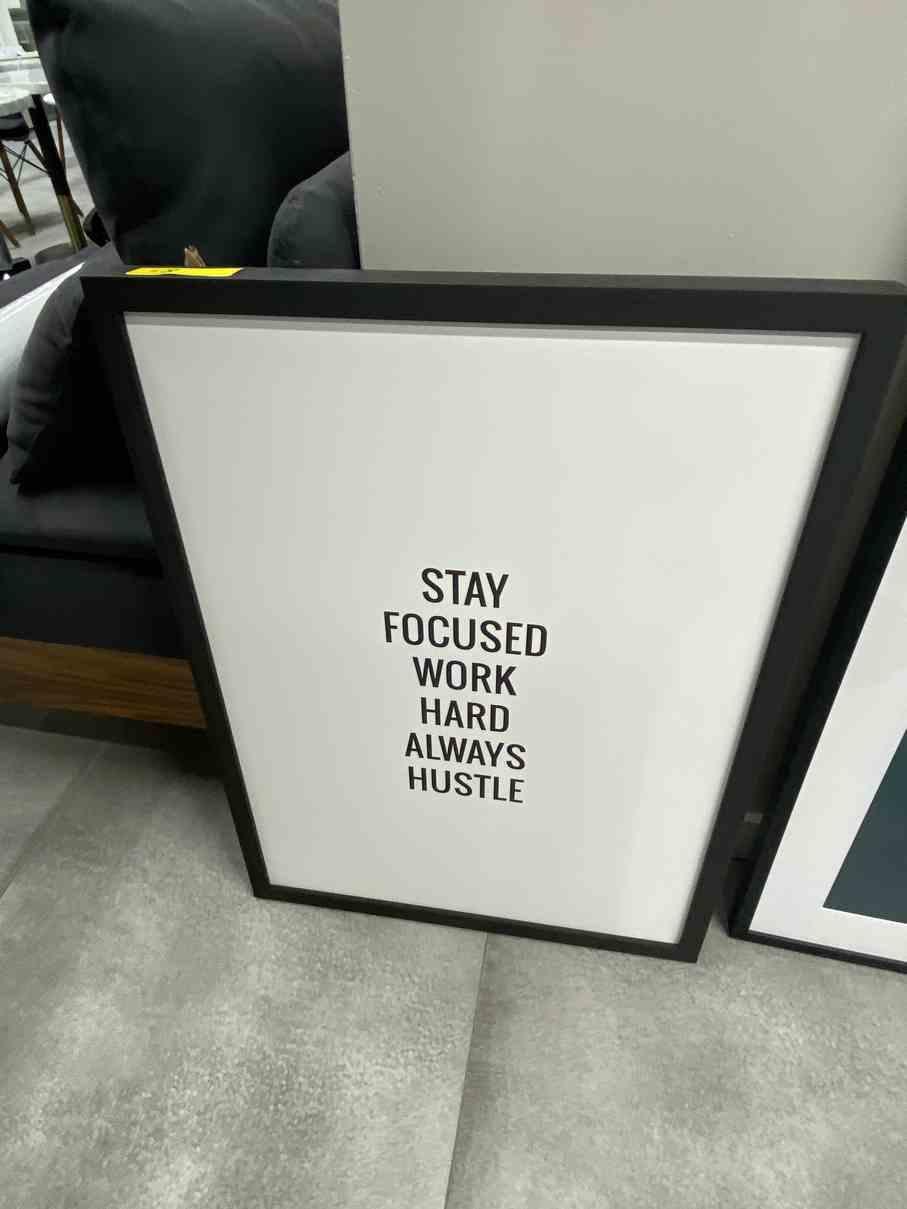 Art Print Poster 24" x 32"  "Stay Focused…"