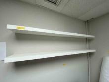 Shelves    75" x 10"