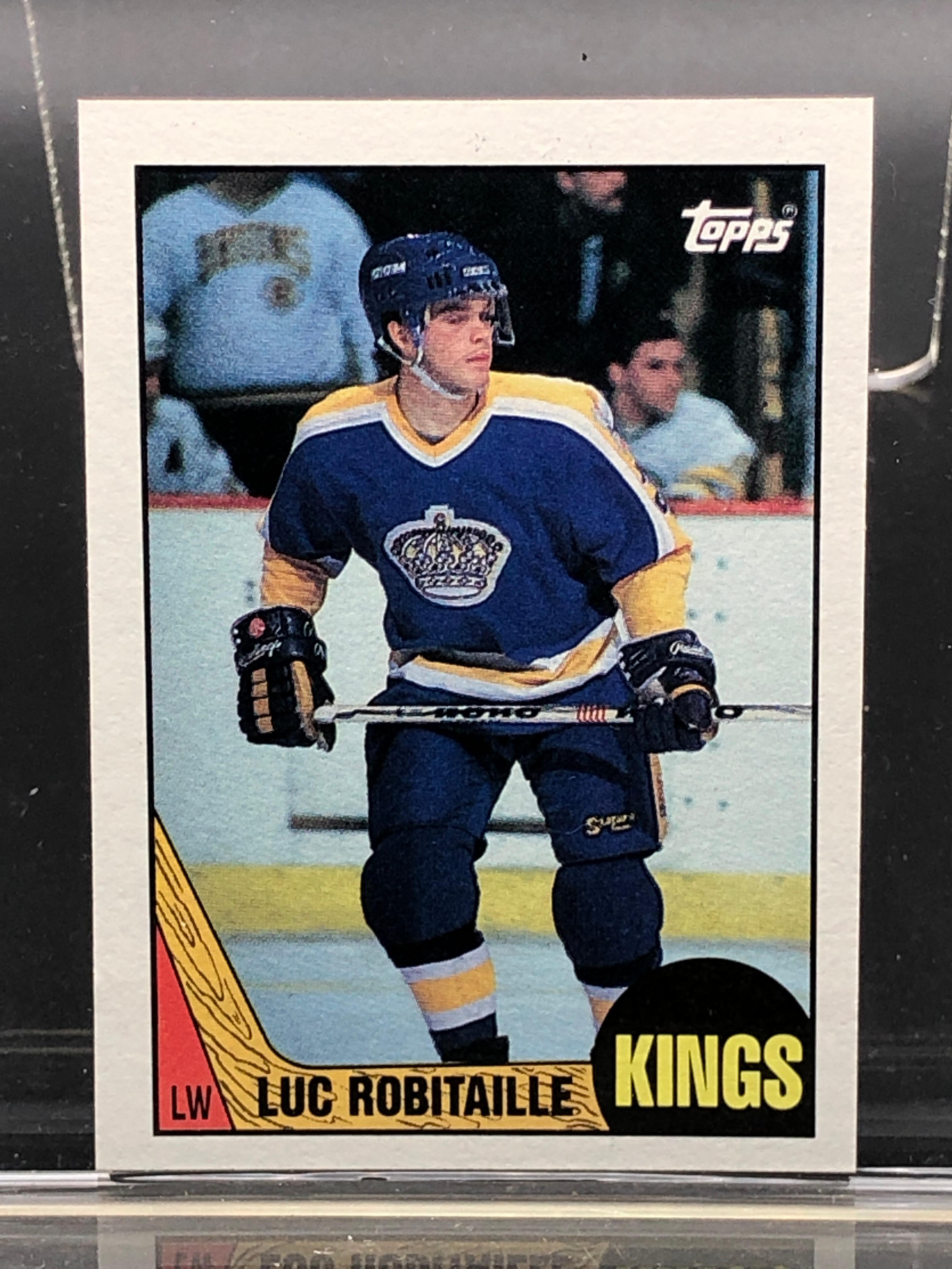 Luc Robitaille 1987 Topps RC