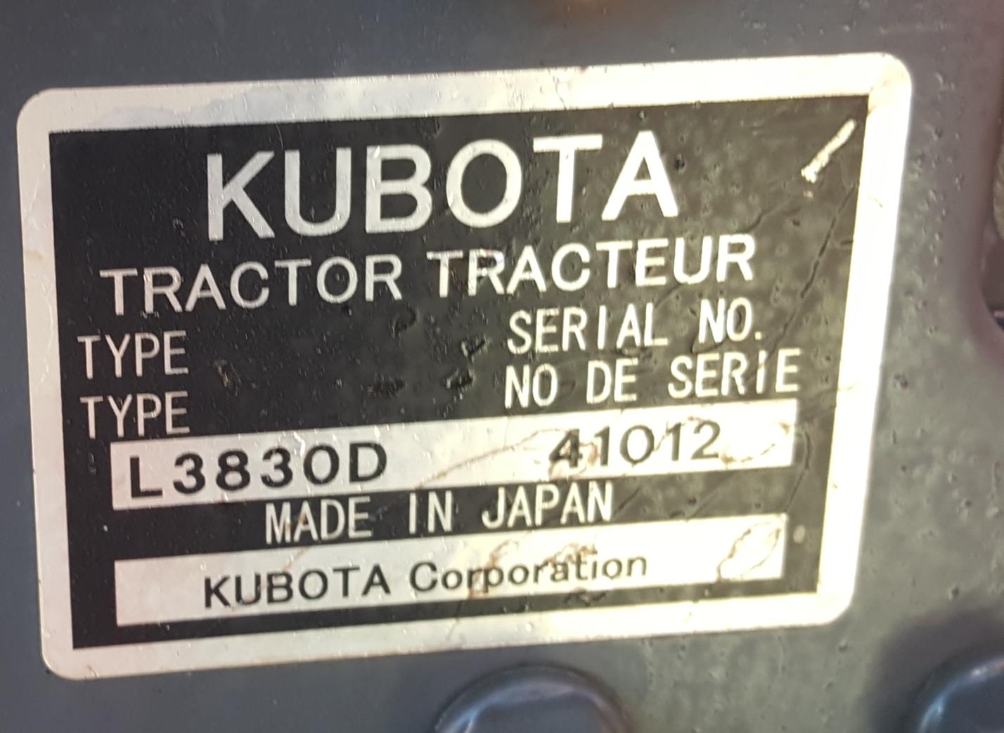 Kubota L3830 4x4