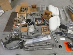 PANHEAD/SHOVELHEAD PARTS, NOS MIKUNI CARBURATOR, BUBBLE SADDLE BAGS, CAM CO