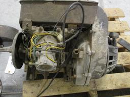 SNOWMOBILE MOTOR, GAS TANK AND RELATED ITEMS