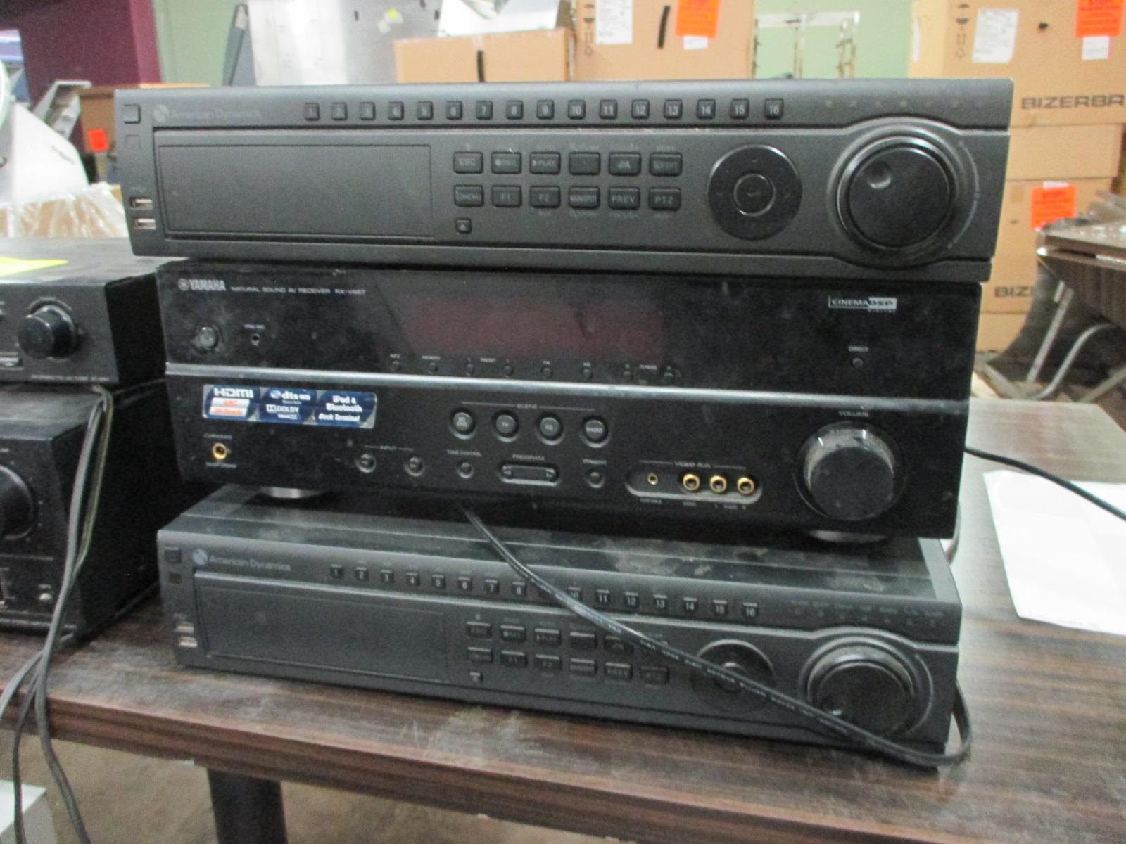 American Dynamics Digital Video Recorders W/ Receiver