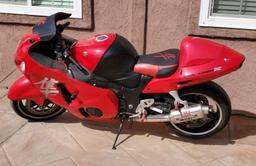 2004 Suzuki GSX1300R Motorcycle, VIN # JS1GW71A142104921