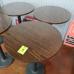 round bar height cafe table