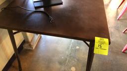 32” Square Metal Table