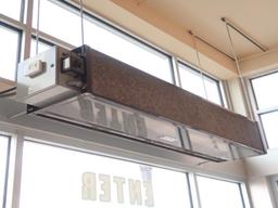 Berner heated air curtains, 6'