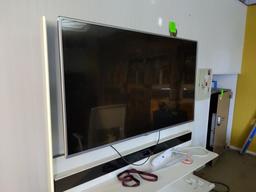 LG 55 inch LED TV on portable stand