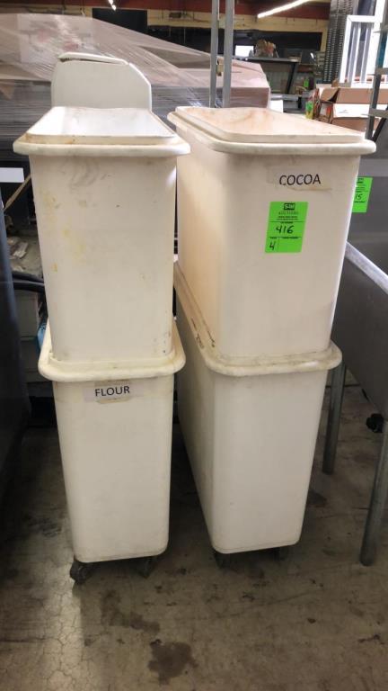 Ingredient Bins On Casters