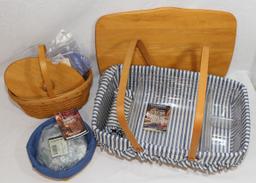 3 LONGABERGER BASKETS INC. SMALL CATCH ALL