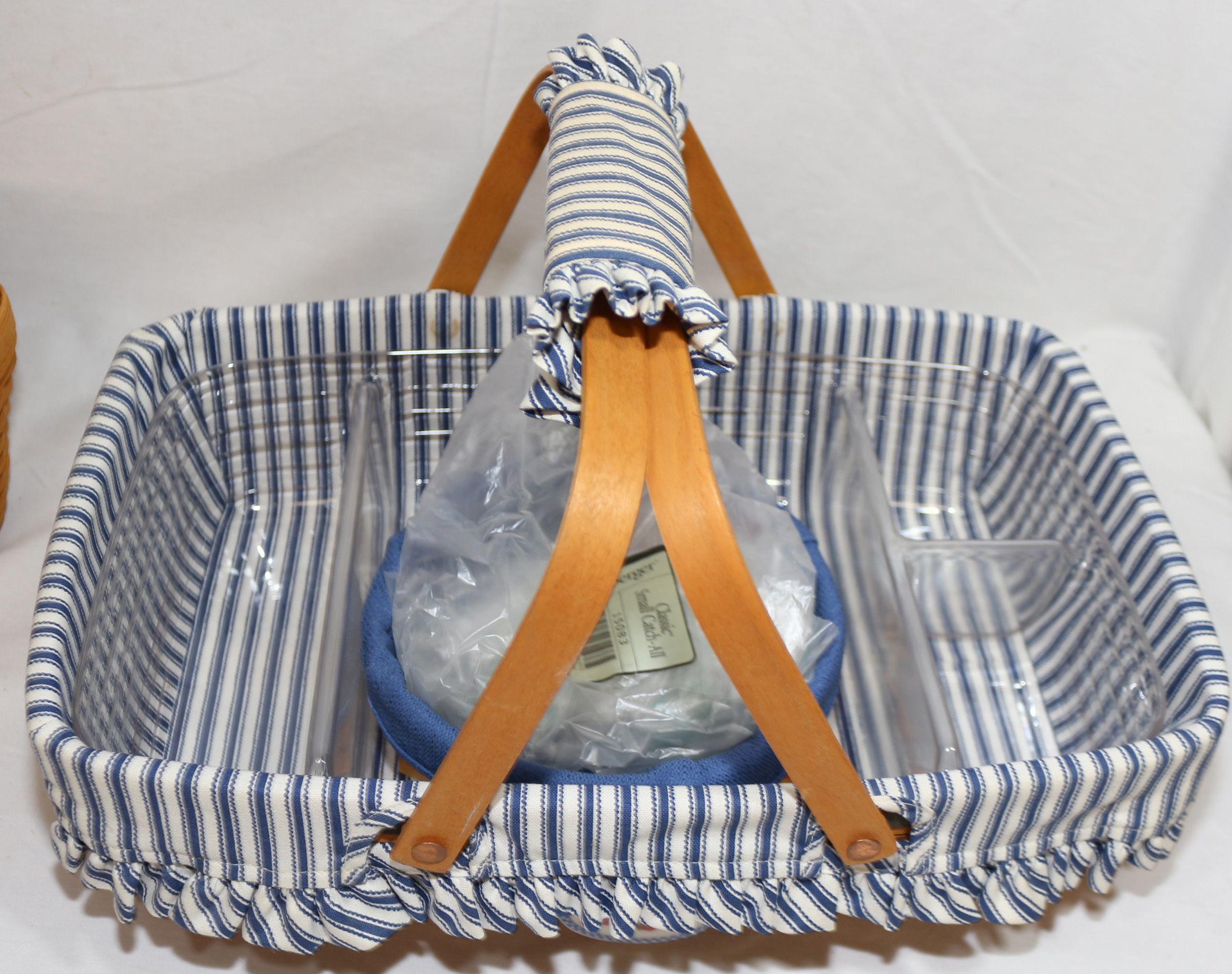 3 LONGABERGER BASKETS INC. SMALL CATCH ALL