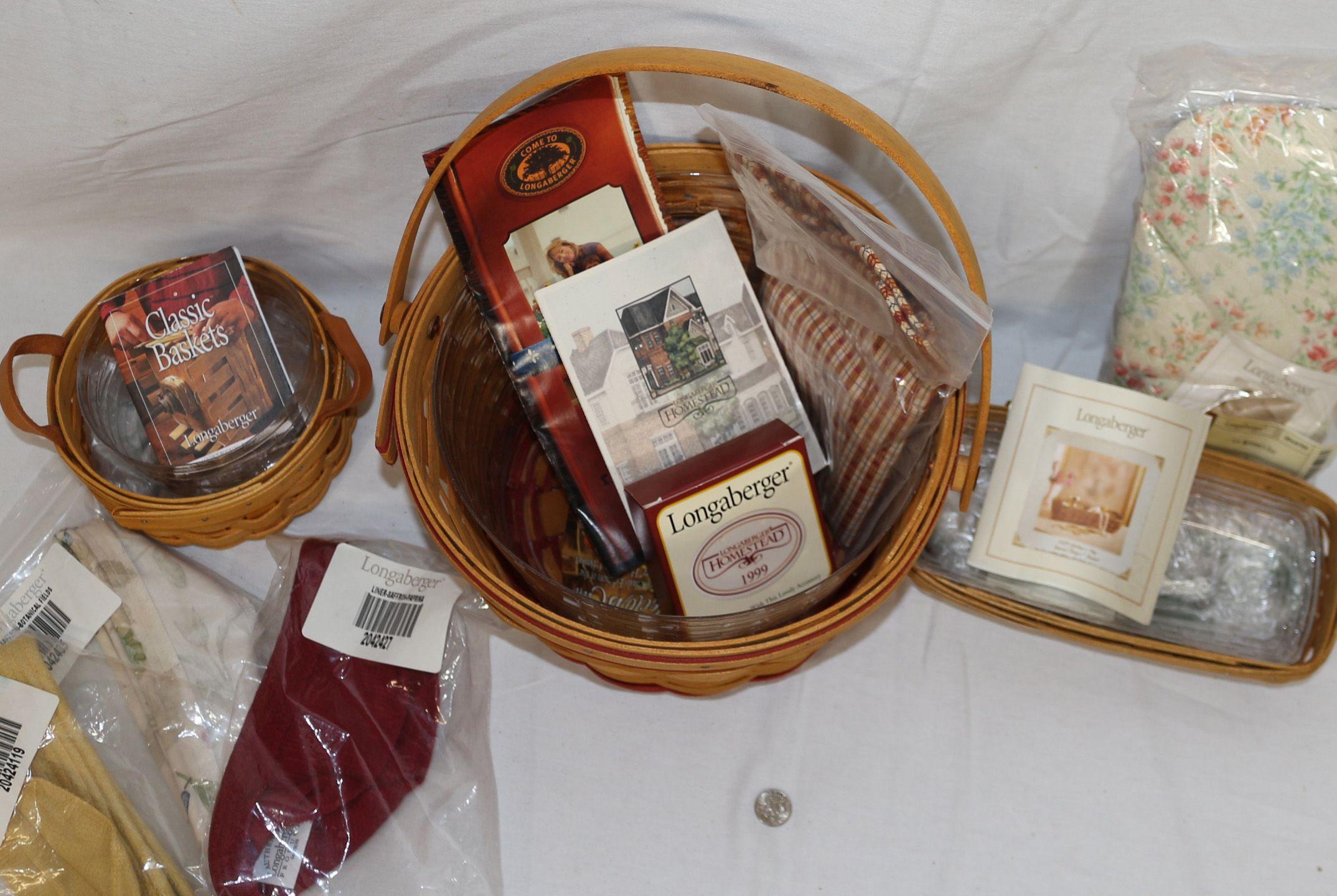 3 LONGABERGER BASKETS INC. SAFFRON BASKET