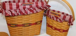 3 LONGABERGER BASKETS INC. MELODY BASKET