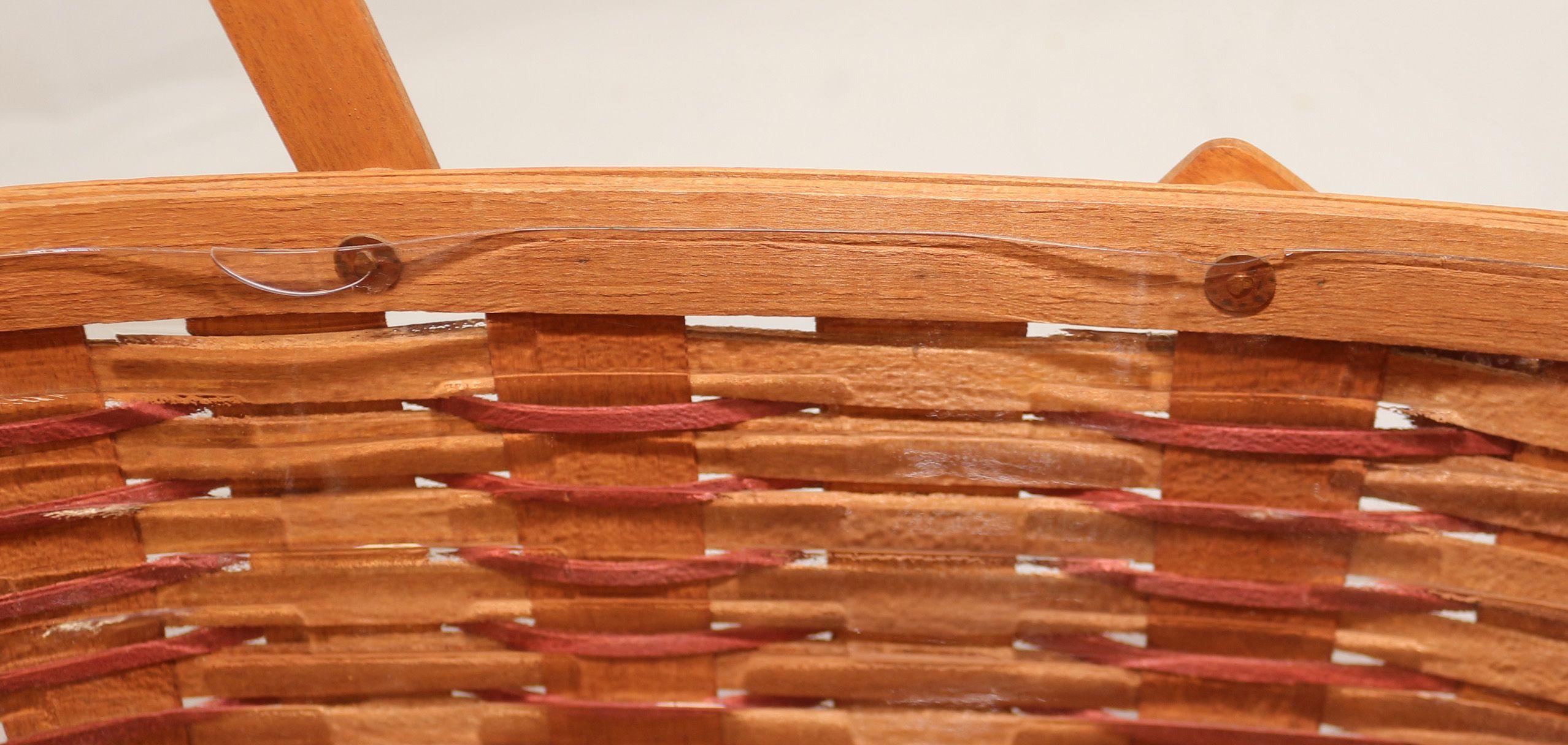 LARGE LONGABERGER BASKET W/ CHRISTMAS