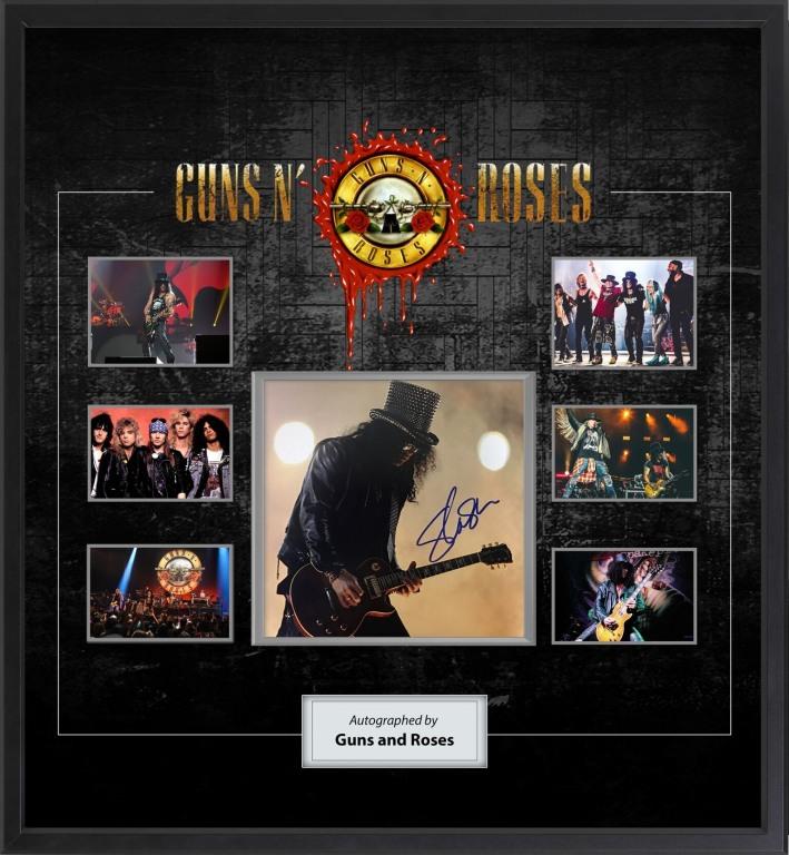 Guns & Roses Collage - Signed by Slash