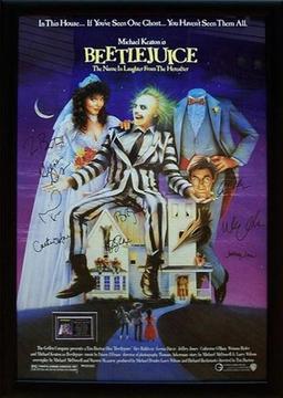 Beetlejuice - Signed Movie Poster