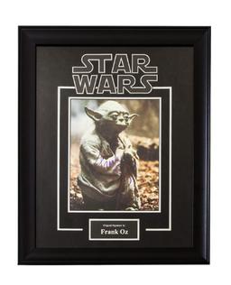 Star Wars - Yoda Signed by Frank Oz Movie Poster in Framed Case