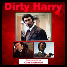 Clint Eastwood Signed Dirty Harry Collage