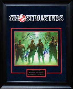 Ghostbusters - Signed by Movie Cast - Framed Artist Serie