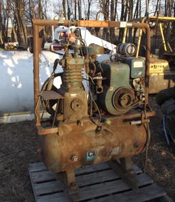 Air Compressor w/Gas Motor