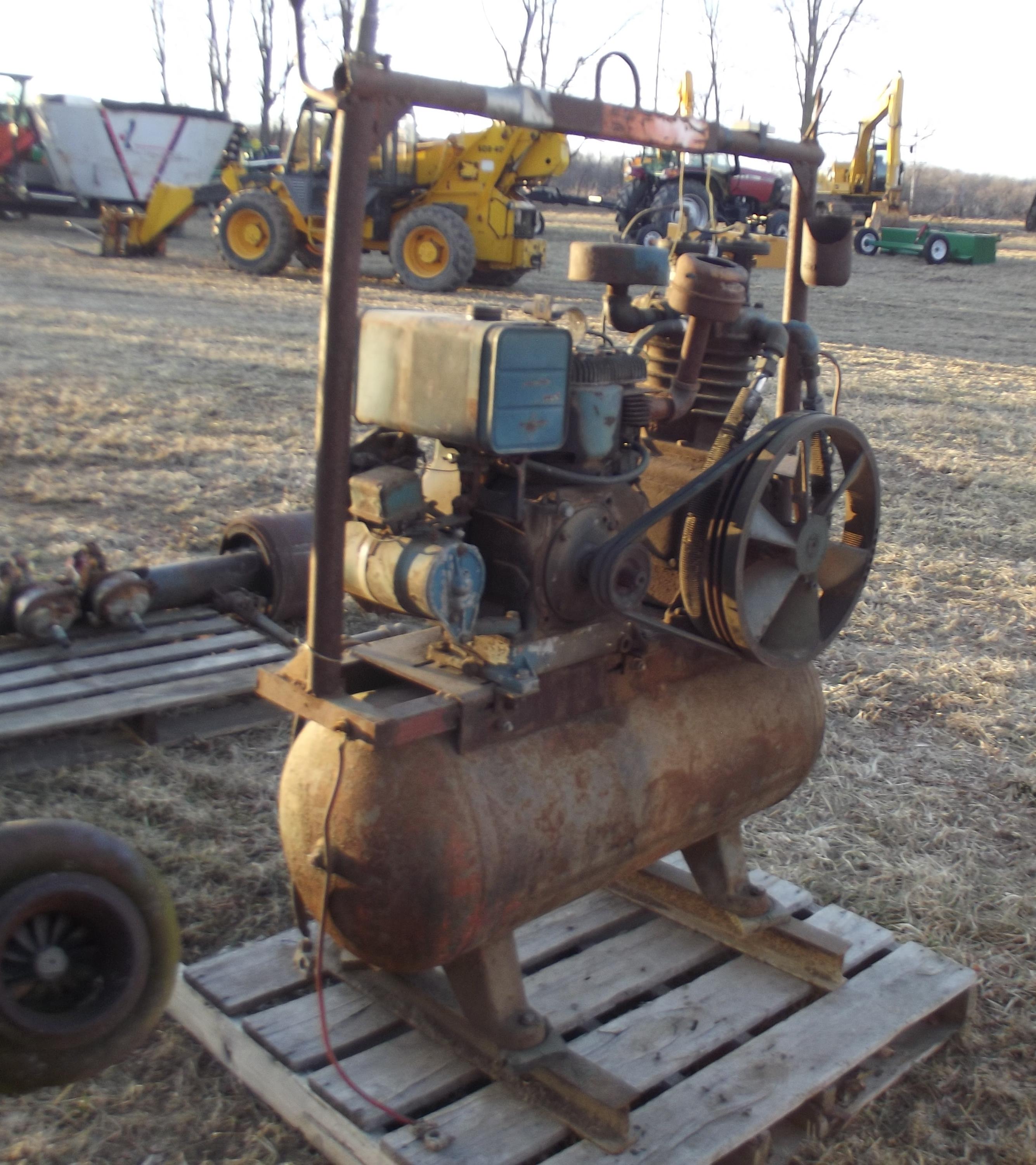 Air Compressor w/Gas Motor