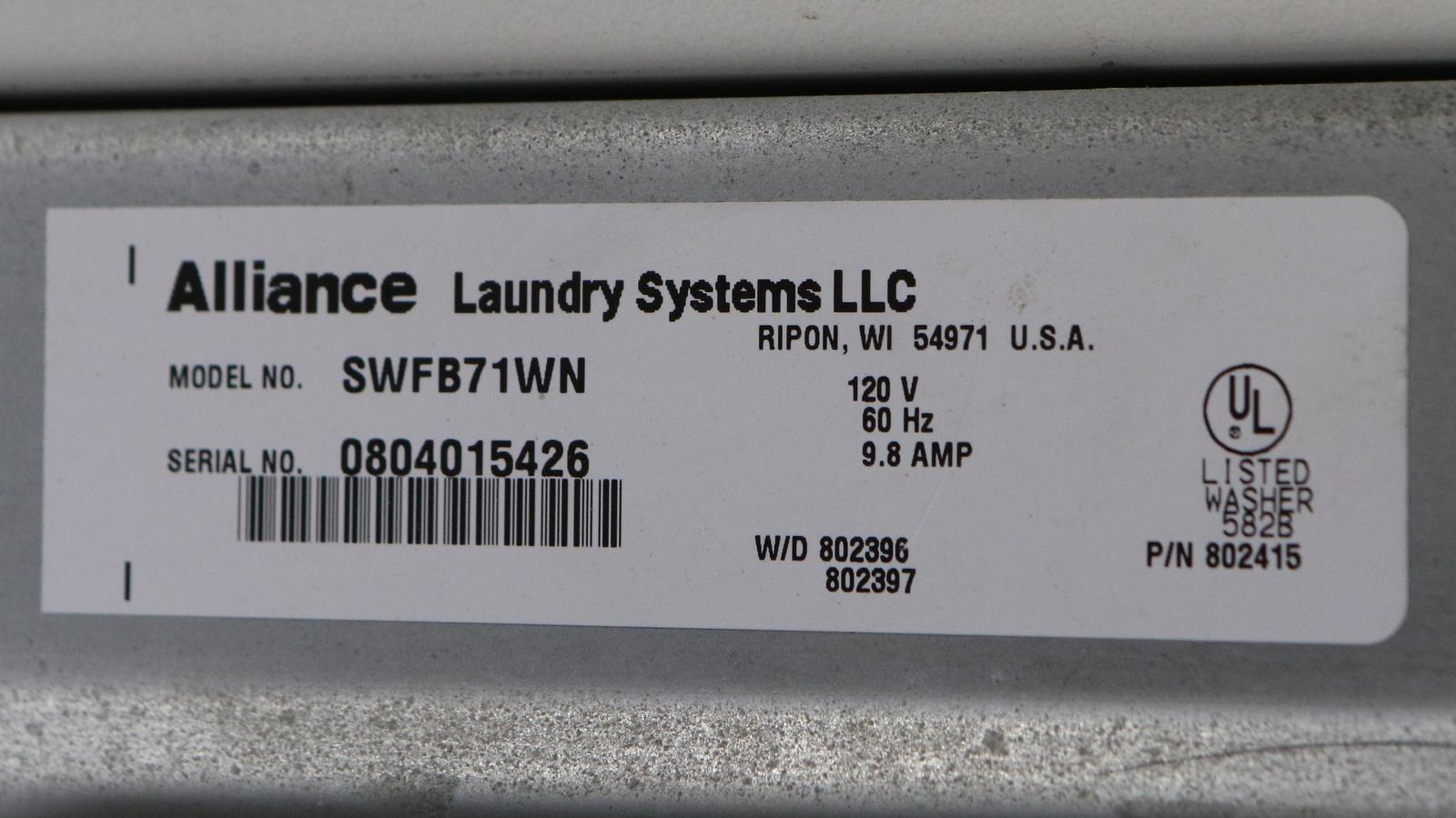 Speed Queen Commercial Washer