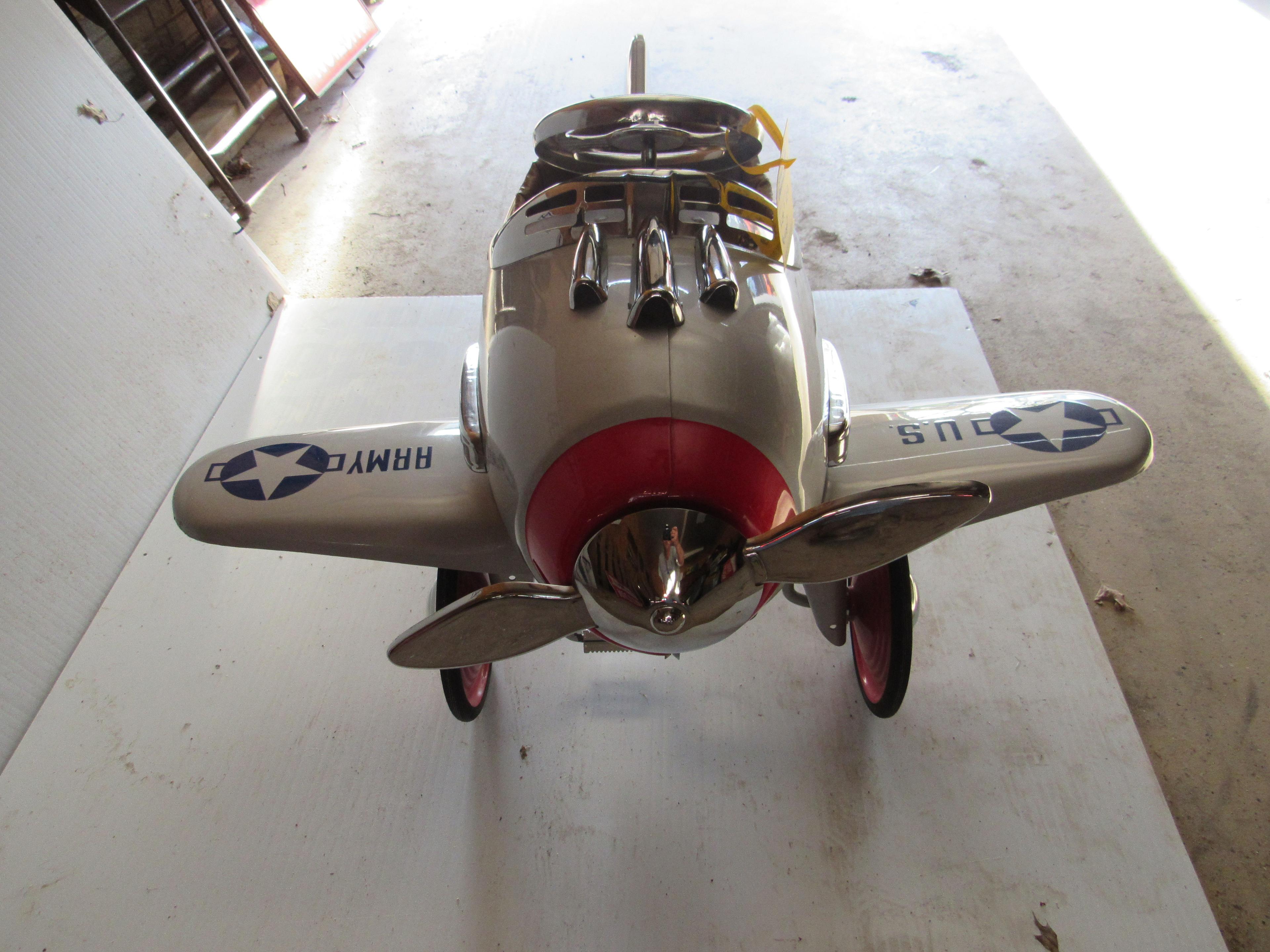 1941-1955 STEELCRAFT PURSUIT PLANE, MISSING PULLEY FOR PROPELLER, ORIGINAL RESTORATION