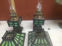 Vintage electric lamps