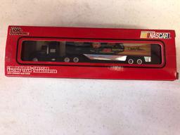 Racing champions Davey Allison team transporter