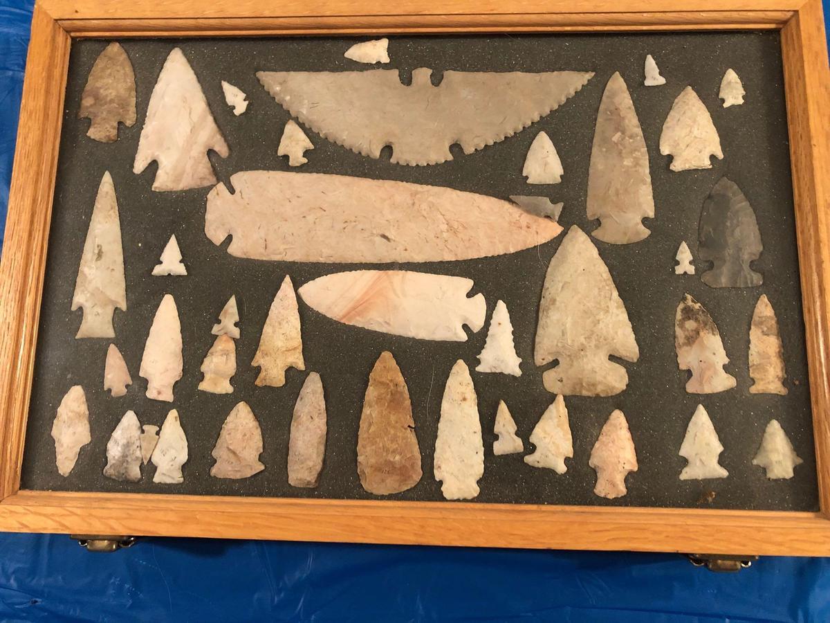 Indian arrowheads