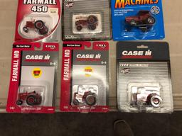 Ertl case I H 1/64 scale Diecast tractors