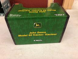 Ertl John Deere model 60 tractor 1/16 scale diecast