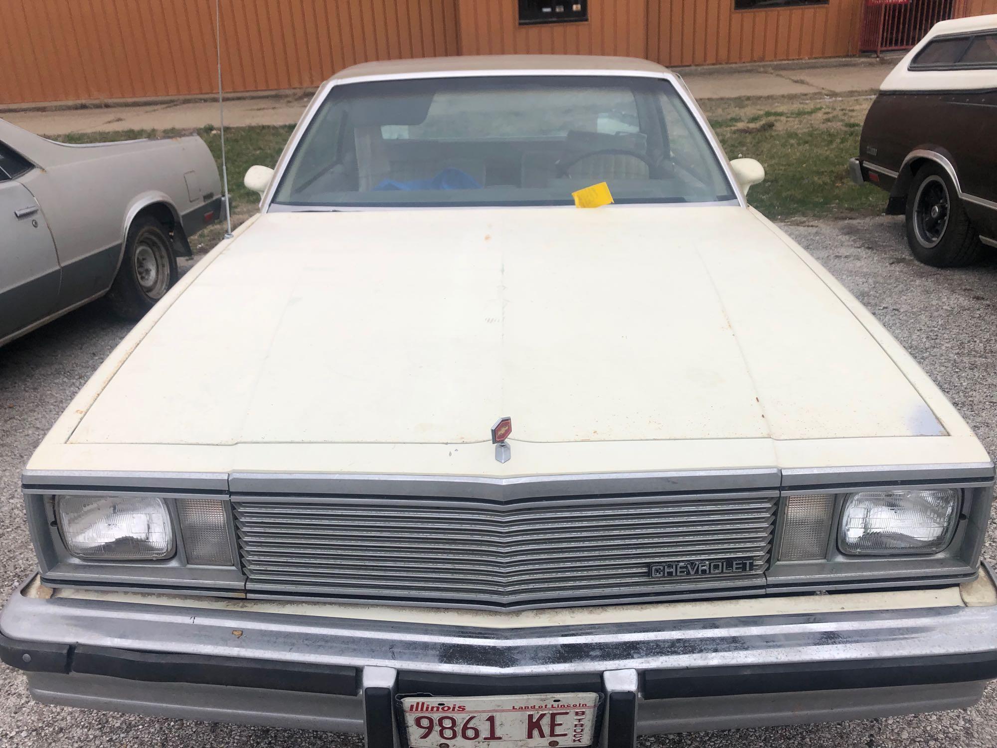 1981 CHEVROLET EL CAMINO