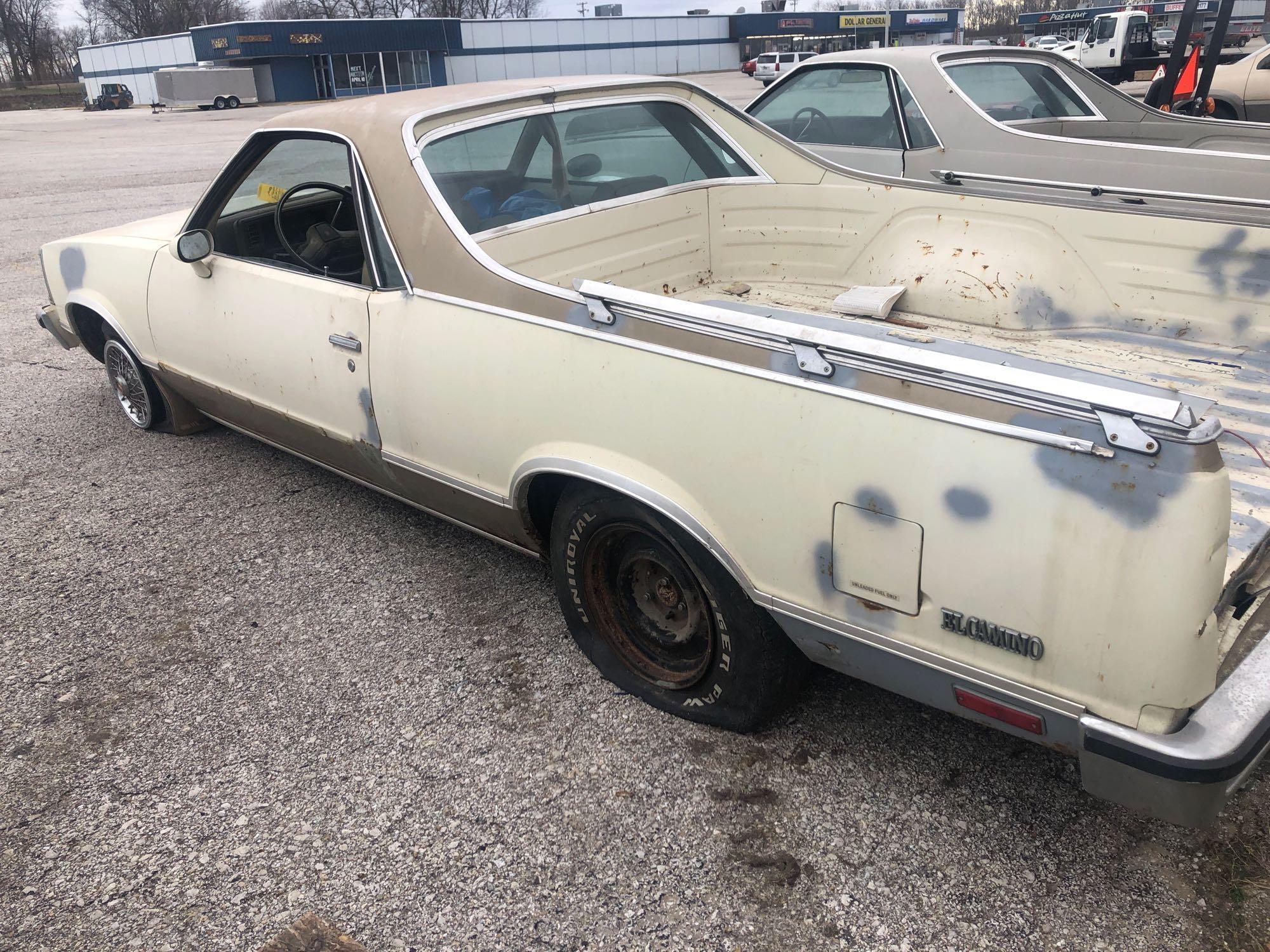 1981 CHEVROLET EL CAMINO