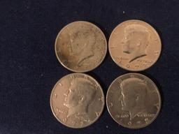 1972 KENNEDY HALF DOLLAR COINS