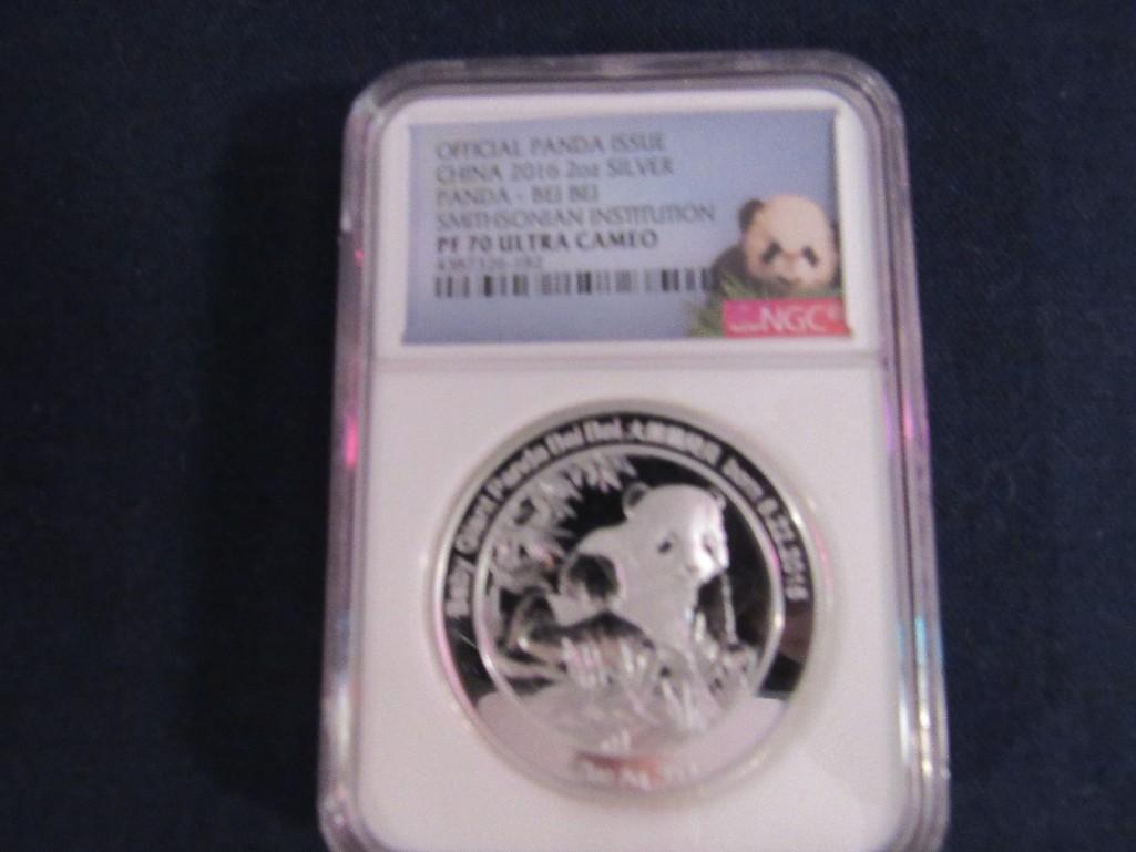 2016 2 OZ .999 SILVER PANDA