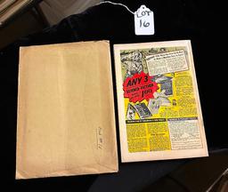 ORIGINAL MAD MAGAZINE VOL 1 NO 16 OCT 1954 W/ ENVELOPE