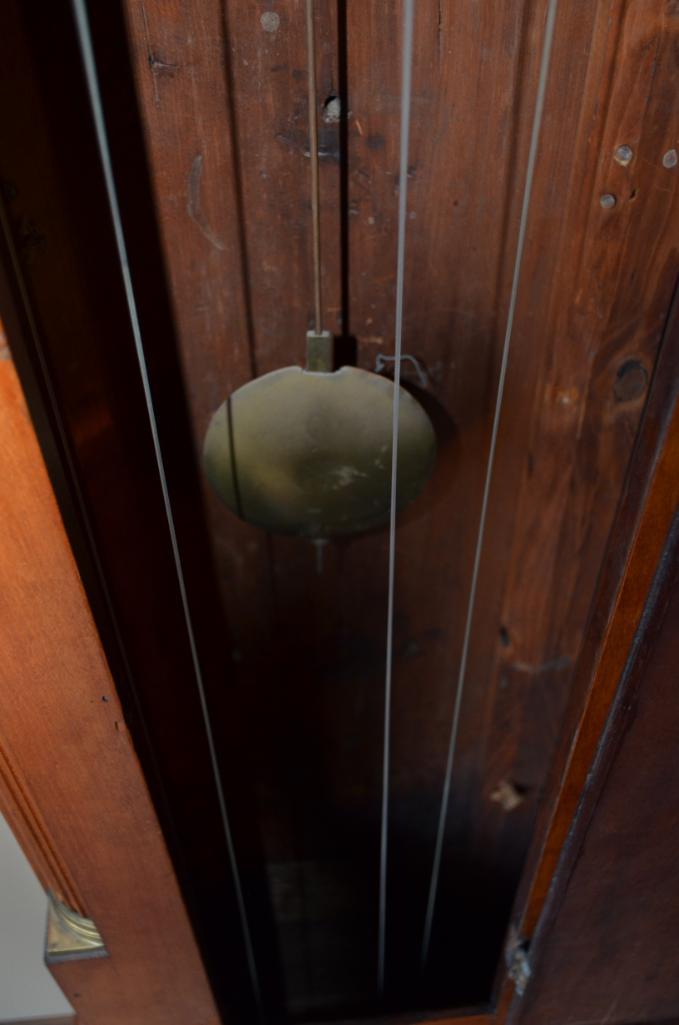 Rocking Ship dial. by James Cary Jr. Brunswick, Maine Grandfather clock