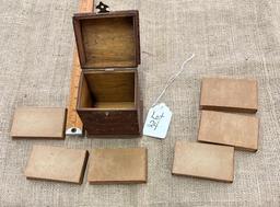 THE NUTSHELL SERIES G.P. PUTMAN'S SONS 1885 TINY BOOKS IN WOODEN BOX