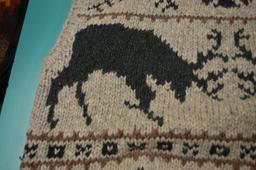 Ralph Lauren 100% wool hand knit hunting vest